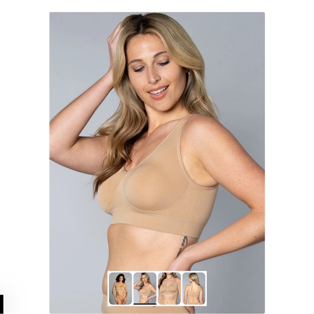 NWOT Rhonda Shear 2 packs Seamless Nude Bras